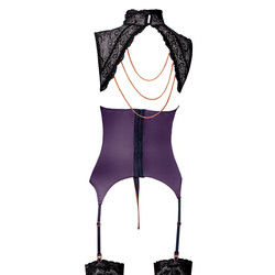 Abierta Fina Basque with Chains and Crotchless String 2
