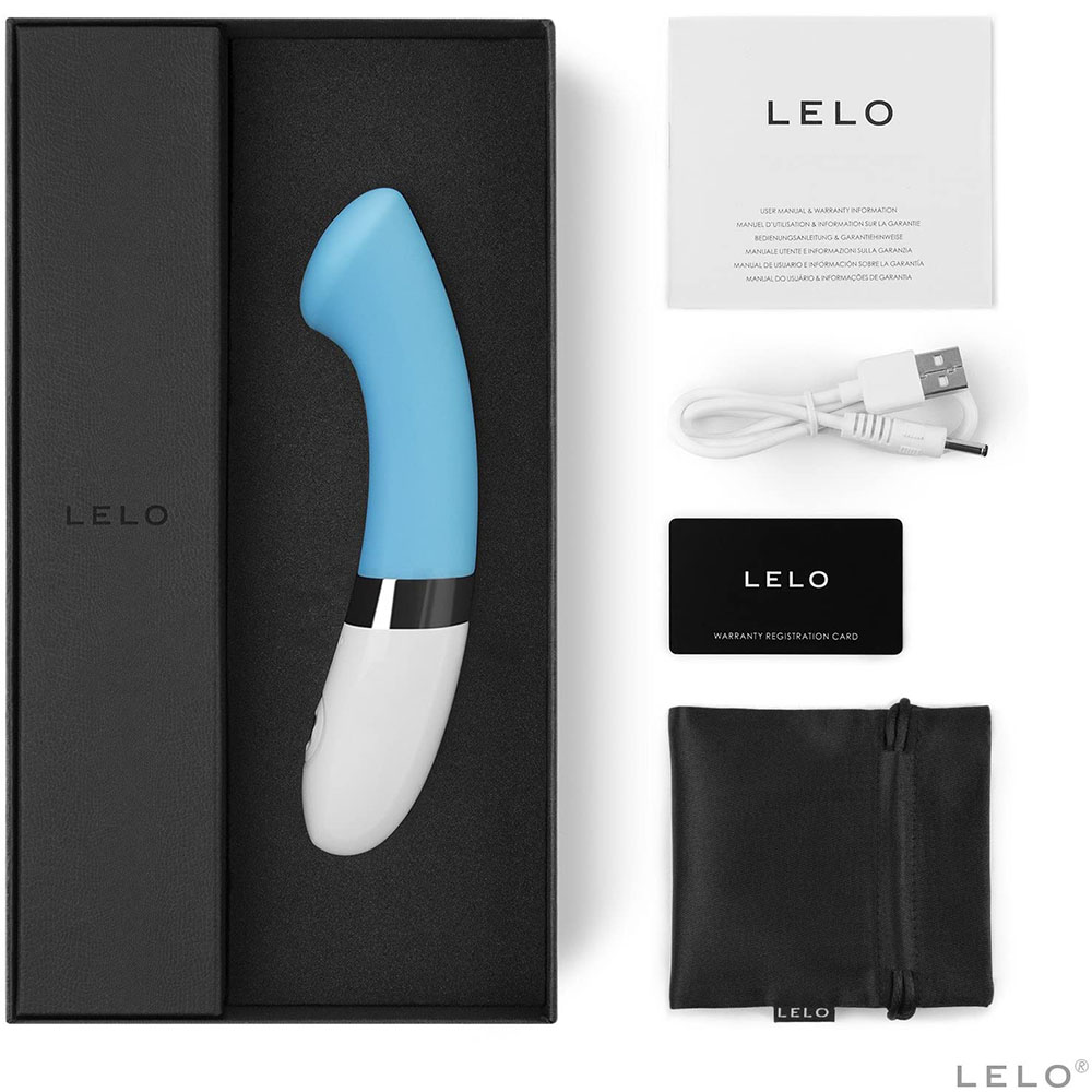 Lelo Gigi 2 Turquoise Blue G-Spot Vibrator 2