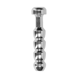Ouch Stainless Steel Ribbed Urethral Sounding Plug