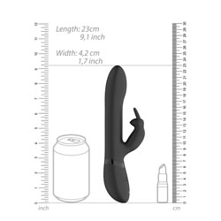 Vive Amoris Black Rabbit Vibrator with Stimulating Beads 4