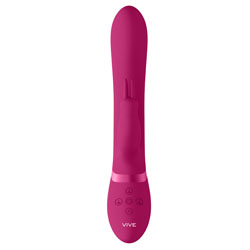 Vive Amoris Pink Rabbit Vibrator with Stimulating Beads 2