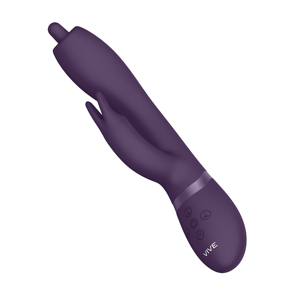 Vive Nilo Purple Pinpoint Rotating G-Spot Rabbit Vibrator 3